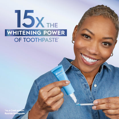 Crest 3D White Daily Whitening Serum Advanced Enamel White, Leave-on Teeth Whitening Treatment, 21 mL Crest