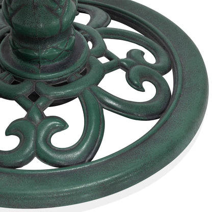 Alpine Corporation 28" Tall Outdoor Birdbath with Scrollwork Decoration Yard Statue 🍁 All In One Marketplace Canada