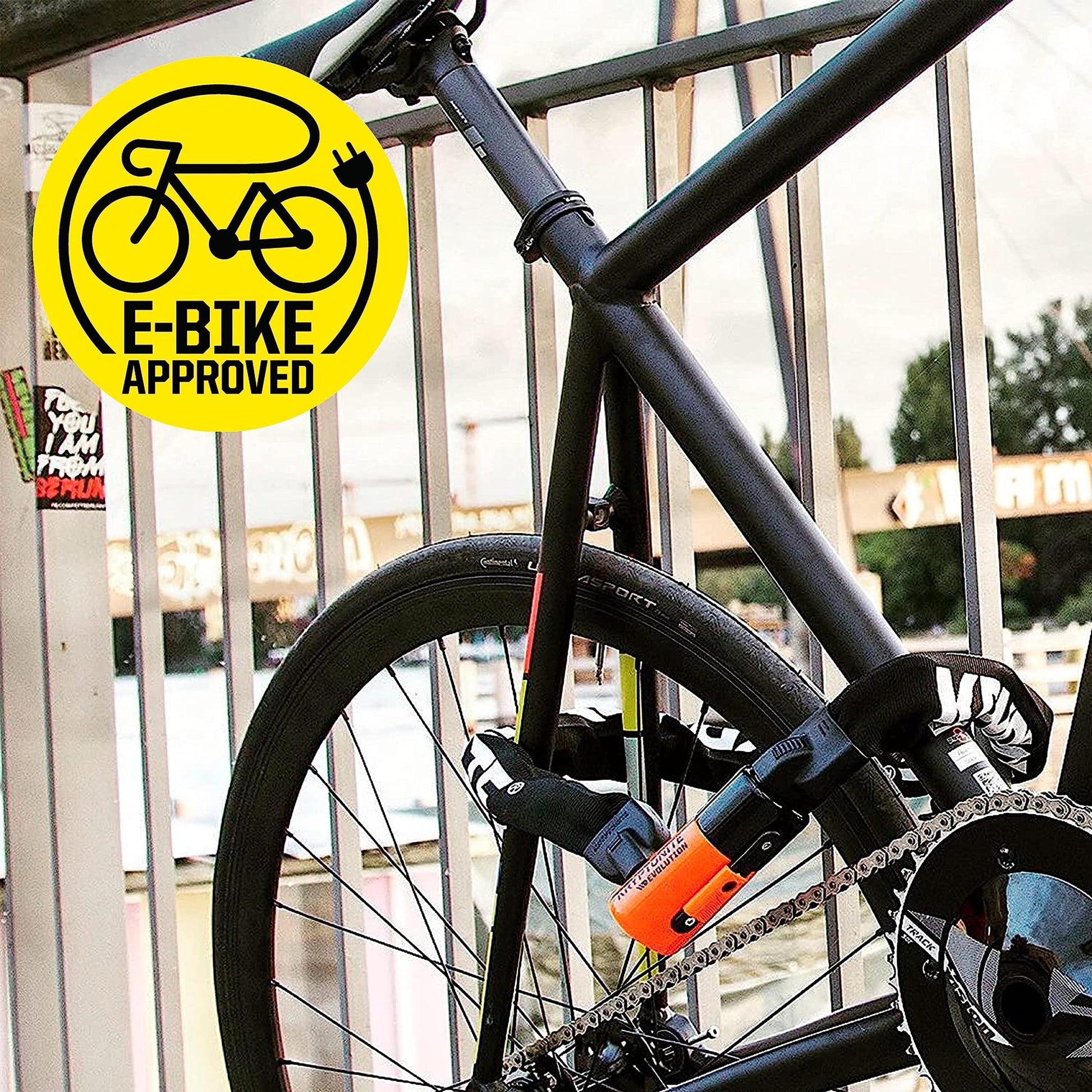 Kryptonite Evolution 4 Integrated Chain Bicycle Lock - Available at All In One Marketplace Canada
