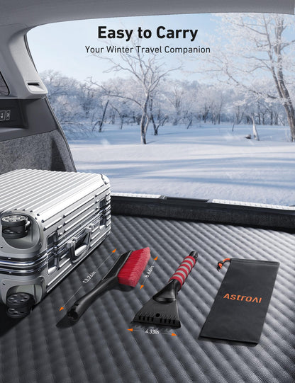 AstroAI 27" 2-in-1 Detachable Snow Brush & Ice Scrapers for Car Windshield 🍁 All In One Marketplace Canada