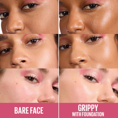 Maybelline Grippy Serum Primer, Hydrating Makeup Primer with 2% Niacinamide For Up To 24HR Make Up Wear, Glides Like Serum, Plumped Skin Look, Clear, 30 ml - Available at All In One Marketplace Canada