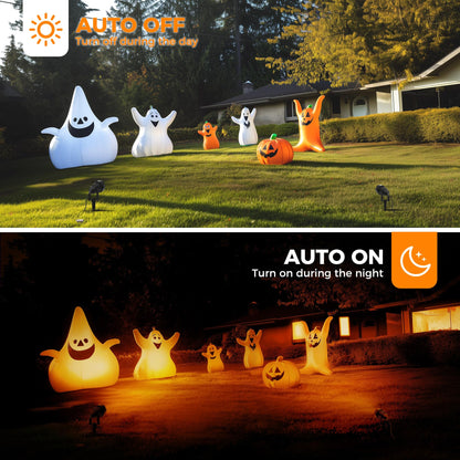 L LOHAS LED Halloween Lights Outdoor, Orange and Purple Spotlight 5W 🍁 All In One Marketplace Canada