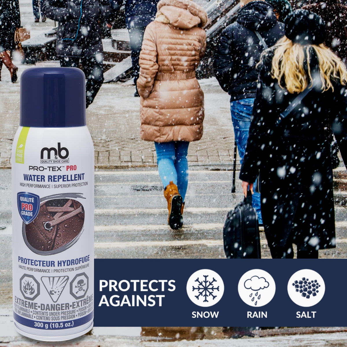 MONEYSWORTH & BEST PRO GRADE WATER REPELLENT, PFAS FREE (previously called NANO), FOR FOOTWEAR, APPAREL & ACCESSORIES, 300g / 10.5oz, MADE IN CANADA