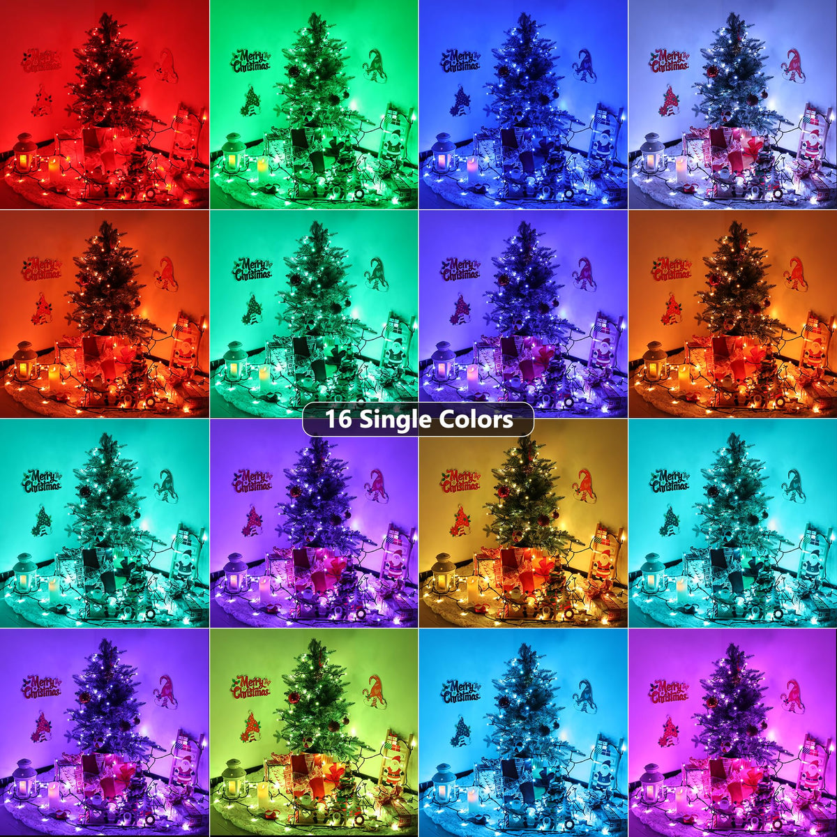 Toodour Halloween Lights RGB String Light, 82ft 200 LED Orange Purple Light 🍁 All In One Marketplace Canada