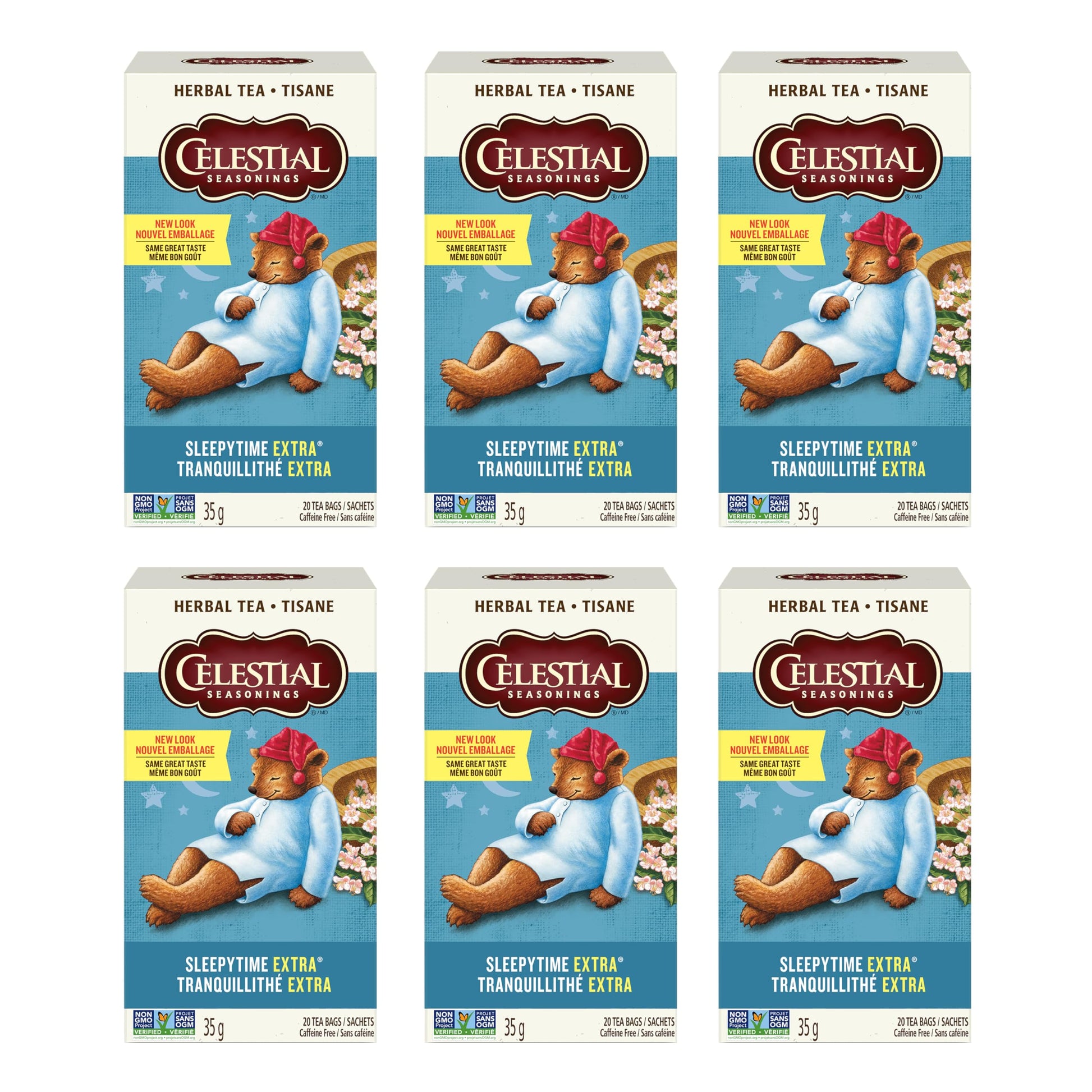 Celestial Seasonings Sleepytime Extra Herbal Tea, 6-Pack