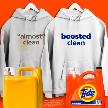 Tide Laundry Detergent Liquid, Original Scent, Works on 100% of Common Stains, Laundry Soap, Liquid Laundry Detergent, 100 Loads, 3.9 L