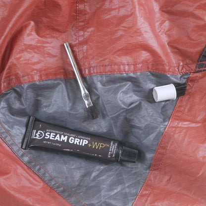 GEAR AID Seam Grip WP Waterproof Sealant and Adhesive for Repairing Rips and Tears on Jackets, Tents and Outdoor Fabric, Clear, 1 oz, 1 Pack Gear Aid