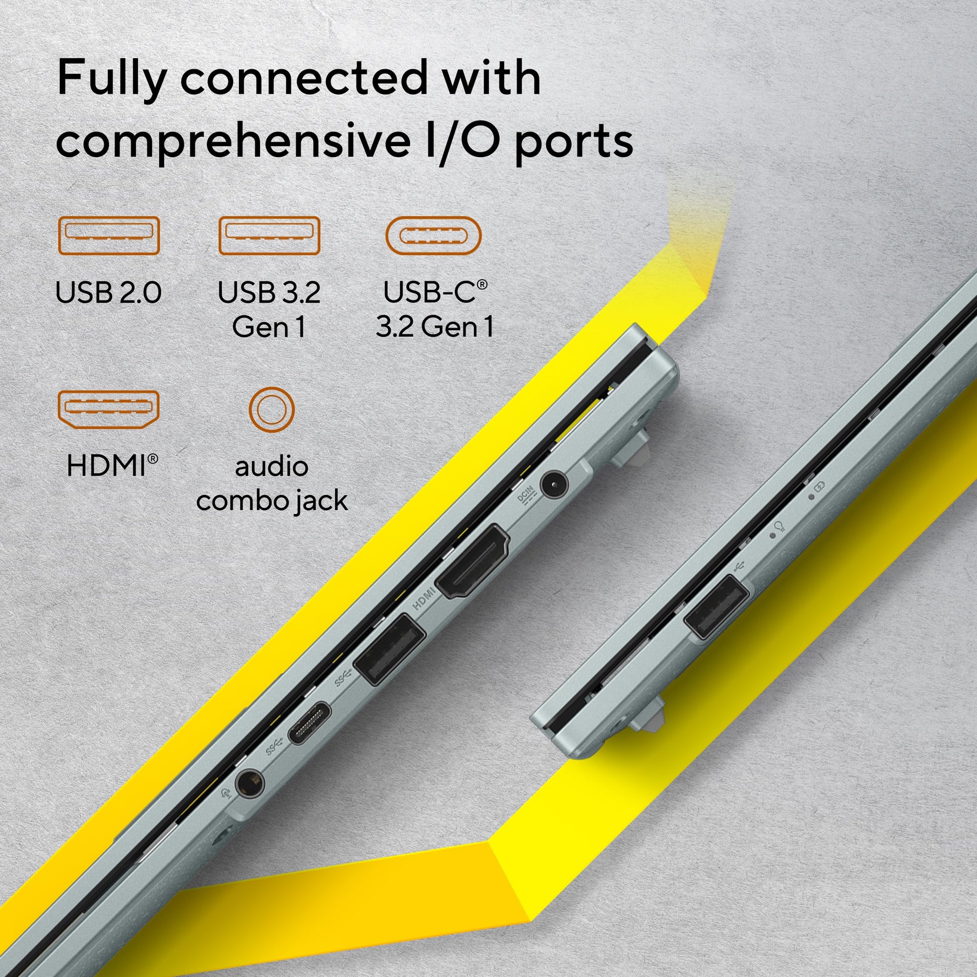ASUS Vivobook Go 15 Thin & Light Laptop, 15.6” Full HD Display, AMD Ryzen 5 7520U Processor, 16GB RAM, 1T SSD, Windows 11 Home, Green Gray, E1504FA-AS53-CA 🍁 All In One Marketplace Canada Asus
