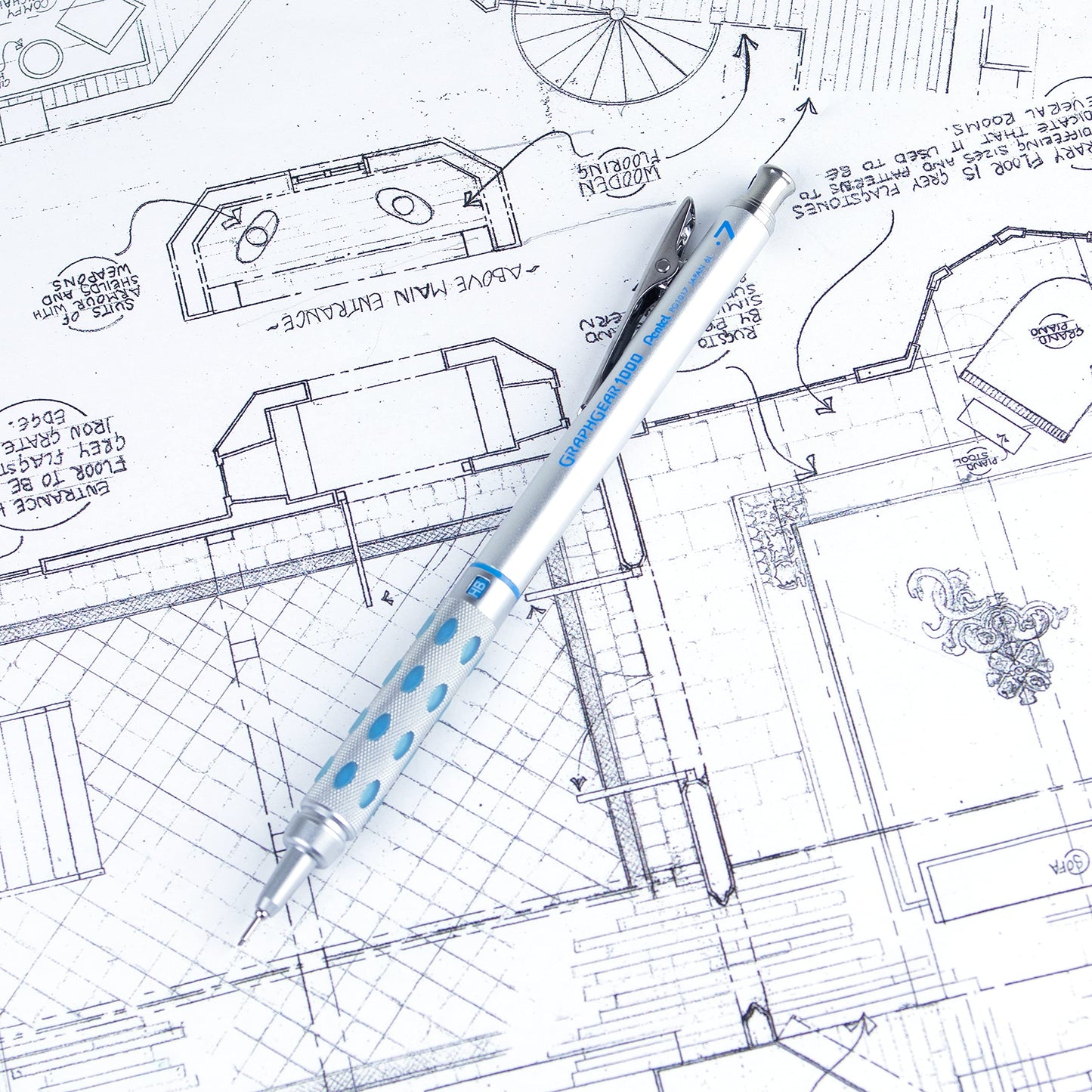 Pentel GraphGear 1000 Mechanical Drafting Pencil, 0.7mm, Leads + Erasers 🍁 All In One Marketplace Canada