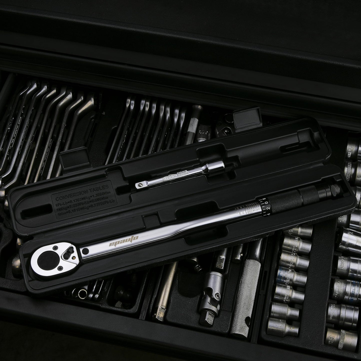 EPAuto 1/2-inch Drive Click Torque Wrench, 10~150 ft./lb, 13.6~203.5 N/m - Available at All In One Marketplace Canada