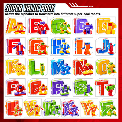 Alphabet Robots Toys for Kids, ABC Learning Toys, Alphabots, Letters, Toddlers Education Toy, Carnival Prizes, Christmas Toys, Treasure Box and Prize for Classroom 🍁 All In One Marketplace Canada