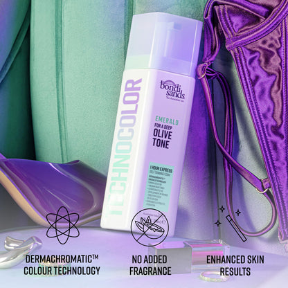 BONDI SANDS TECHNOCOLOR 1 HOUR EXPRESS SELF TANNING FOAM EMERALD 200mL (CANADA) Bondi Sands