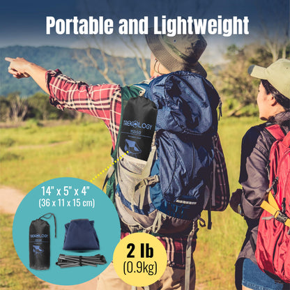 TREKOLOGY lightweight Camping Chairs for Adults - Compact & Ultralight Portablefor for Outdoor Adventures, Hiking, Backpacking – Comfortable Chaise Camping Compacte & Durable YIZI GO Chaise de Camping