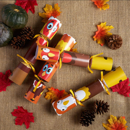 JOYIN Thanksgiving Party Table Favors Set,8 Pack No-Snap Party Favor with Turkey Themed Pattern, Joke & Gift Inside,Party Games for Fall Holiday, Thanksgiving Holiday Traditions 🍁 All In One Marketplace Canada