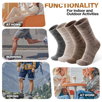 Anlisim Merino Wool Hiking Socks, Boot Crew Work Socks for Women Men 🍁 All In One Marketplace Canada
