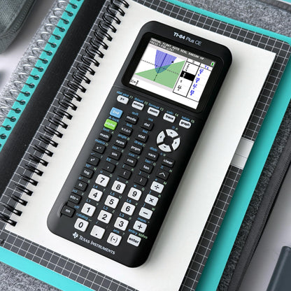 Texas Instruments TI-84 Plus CE Color Graphing Calculator, Black 7.5 Inch Texas Instruments