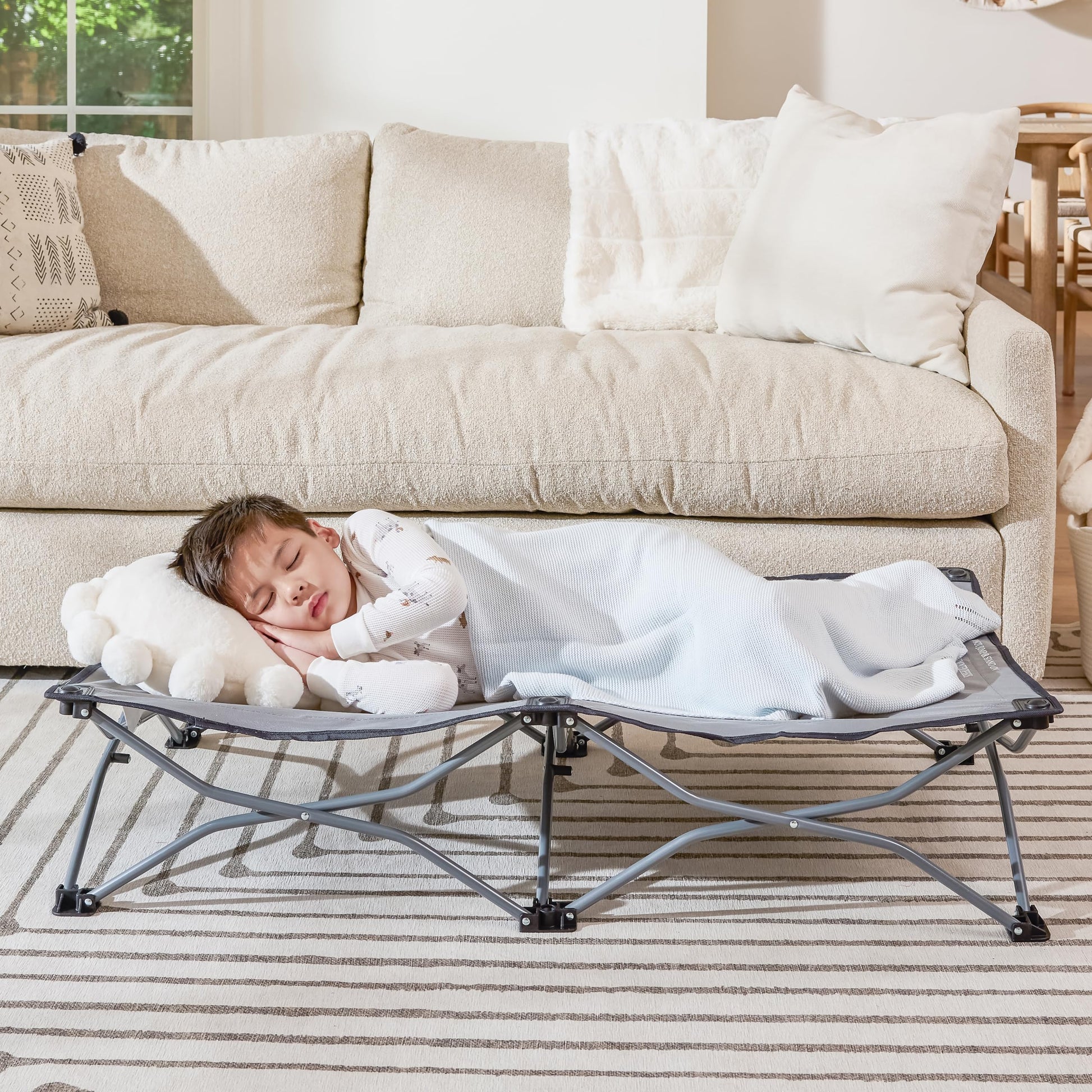 Regalo My Cot® Portable Travel Bed, Grey - Compact, Lightweight, and Portable Regalo
