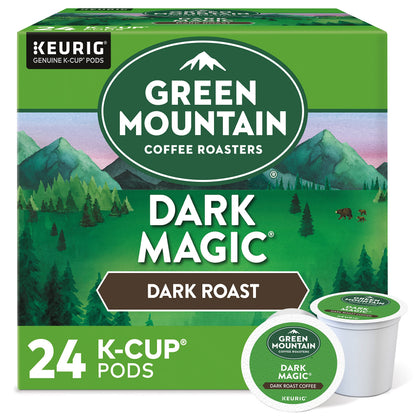 Green Mountain Coffee Dark Magic K-Cup Coffee Pods, 24 Count For Keurig Coffee Makers