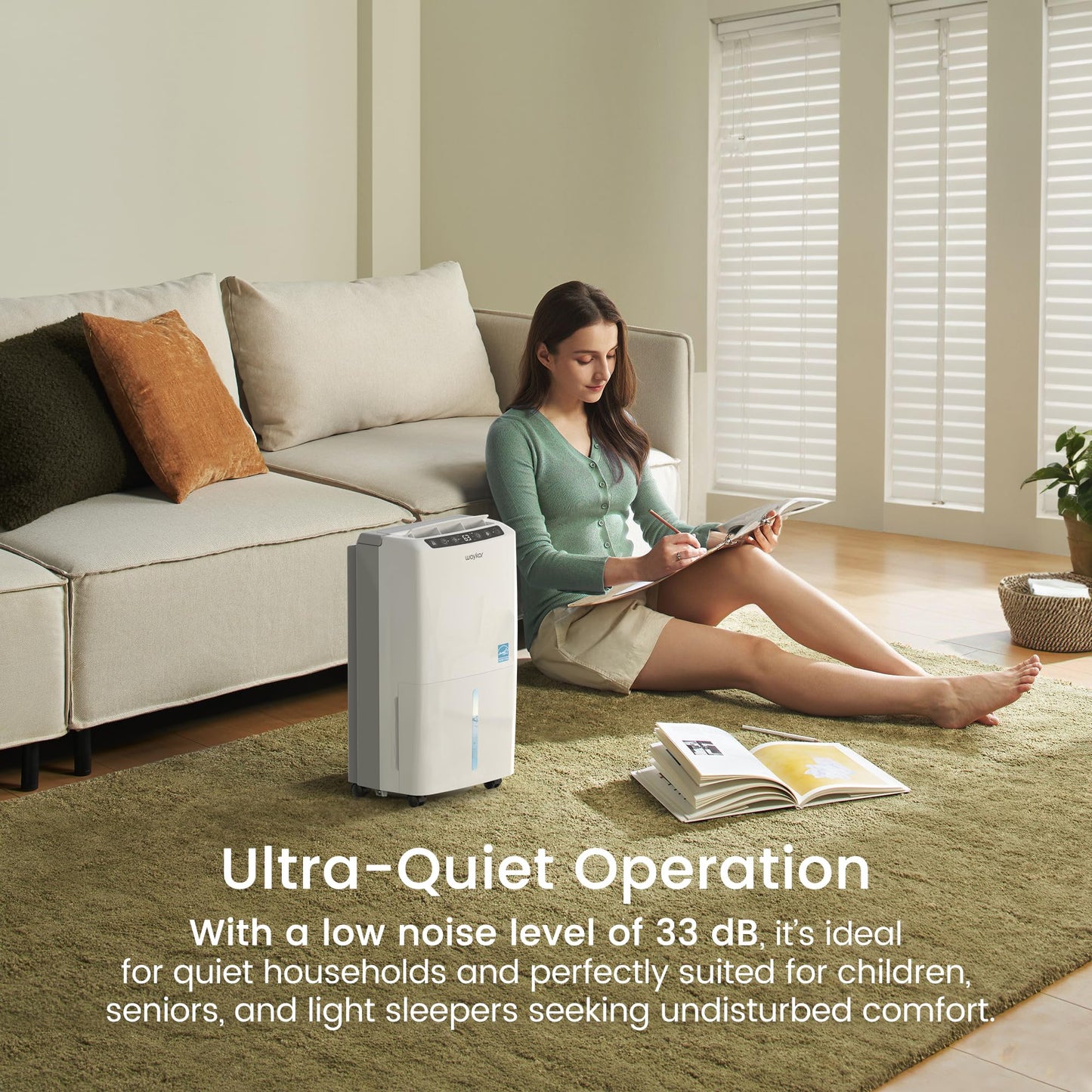 Waykar 2,000 Sq. Ft Energy Star Dehumidifier for Home and Basements, with Auto or Manual Drainage, 0.6 Gal Water Tank Capacity 🍁 All In One Marketplace Canada