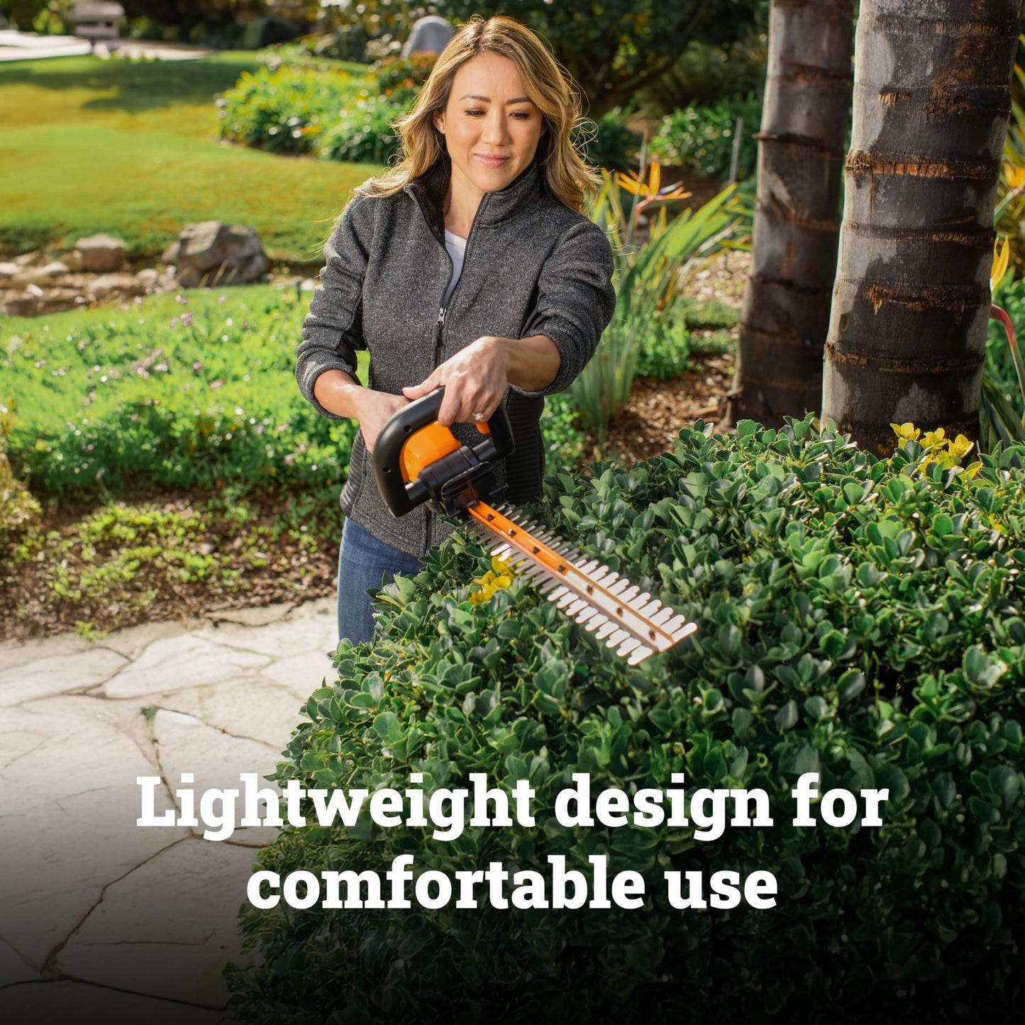 WORX WG261.9 20V PowerShare 22" Cordless Hedge Trimmer, Battery & Charger Not Included Worx