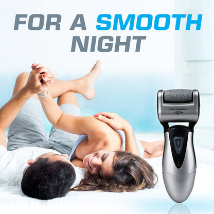 Callus Remover: Electric Rechargeable Pedicure Tools for Men/Women by Own Harmony w 3 Rollers (Tested Powerful) Best Foot File,Professional Spa Electronic Micro Pedi Feet Care Perfect for Cracked Skin
