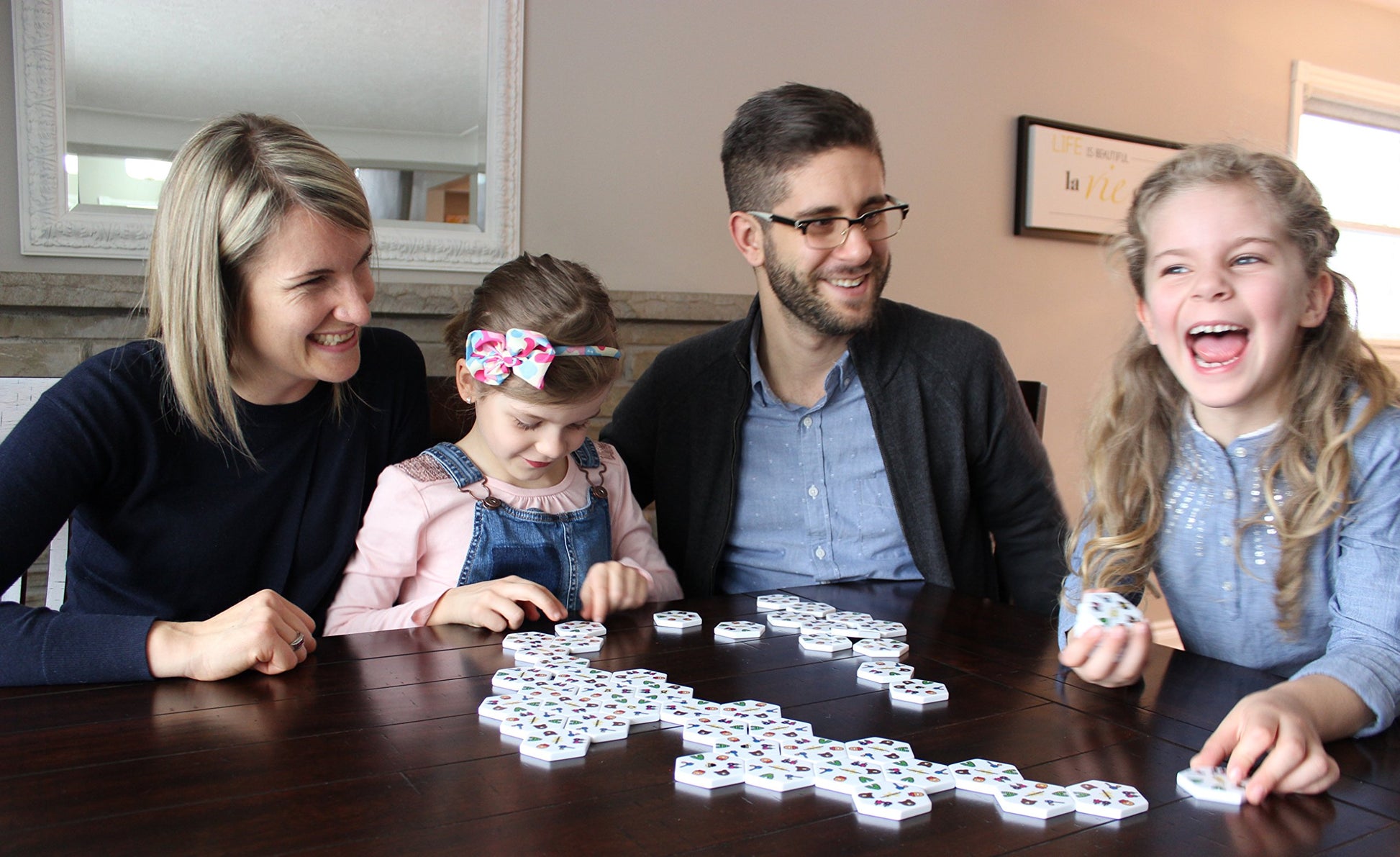 Honeycombs Game, Award Winning Tile Matching Game for Kids & Families, Educational STEM Toy for Cognitive Development, 3 Ways to Play, Mensa Recommended Game with 52 Tactile Tiles, Ages 6+,1-8 Players - Available at All In One Marketplace Canada
