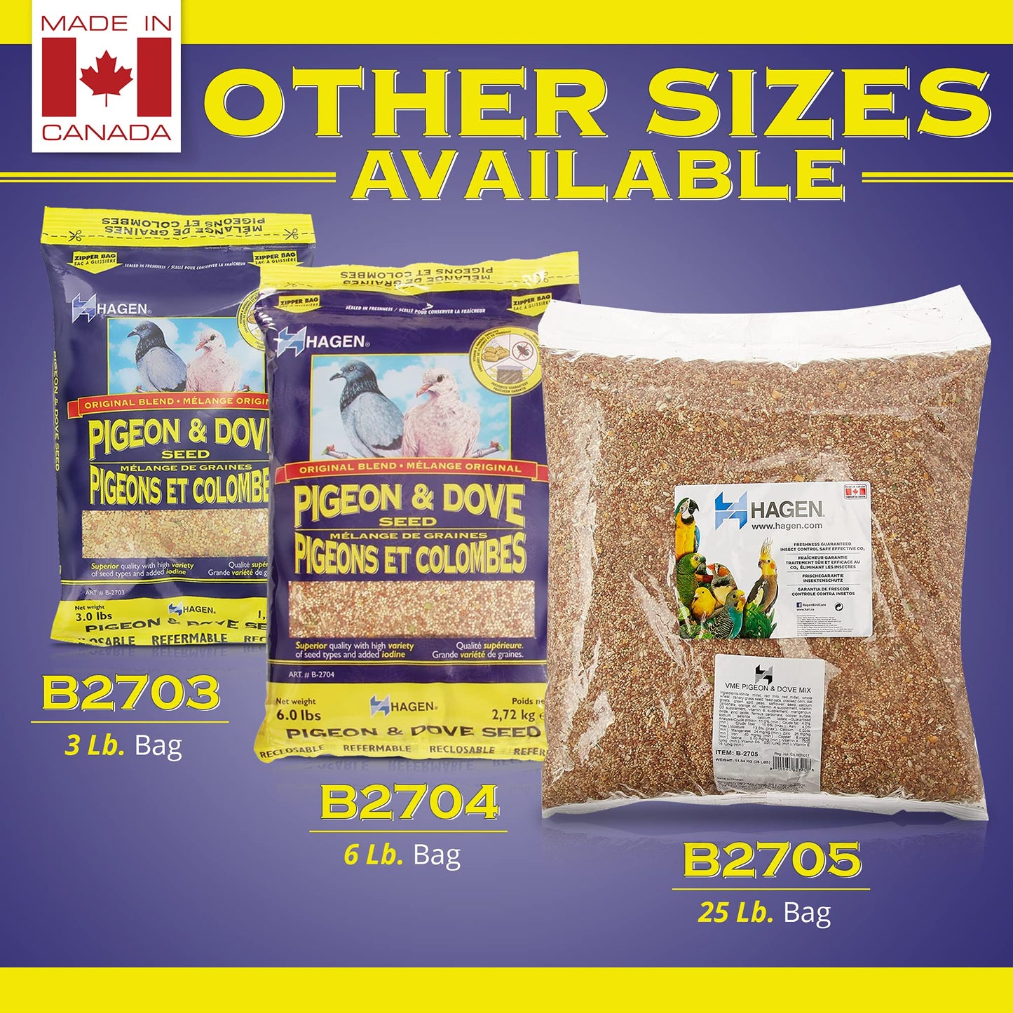 Hagen Pigeon and Dove Staple VME Seeds, 6-Pounds 🍁 All In One Marketplace Canada