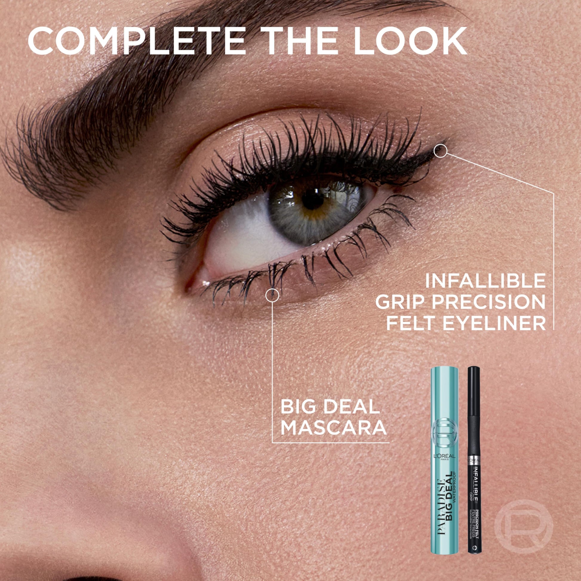 L'Oréal Paris Paradise Big Deal Volumizing Mascara, Buildable & Lengthening Mascara, No Clumps, Lightweight, Black Waterproof 10.9 ml L'Oreal Paris