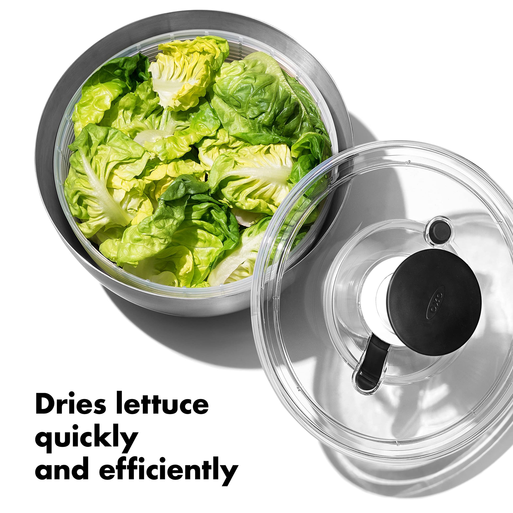 OXO Good Grips Good Grips Steel Salad Spinner 🍁 All In One Marketplace Canada OXO