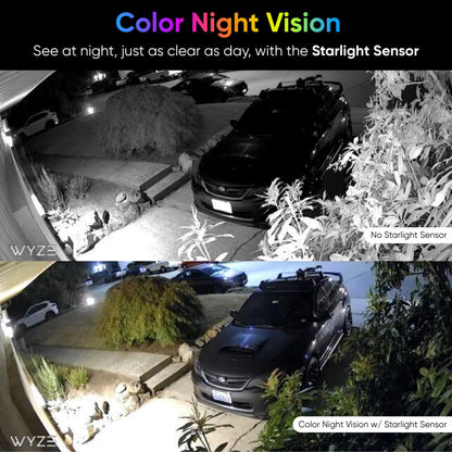 Wyze Cam v3 with Color Night Vision, Wired 1080p HD Indoor/Outdoor Security Camera, 2-Way Audio, Works with Alexa, Google Assistant, and IFTTT, 2-Pack 🍁 All In One Marketplace Canada