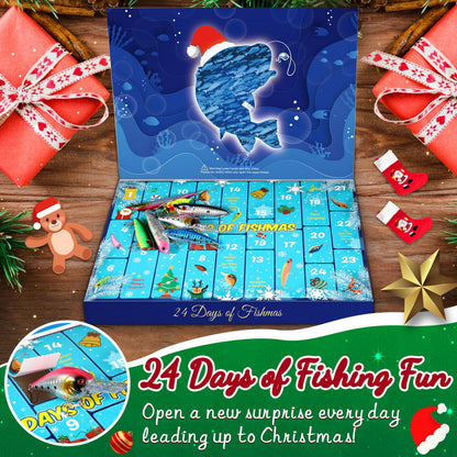 PLUSINNO Fishing Advent Calendar 2026 Adult,24 Day Fishing Lures Gift 🍁 All In One Marketplace Canada