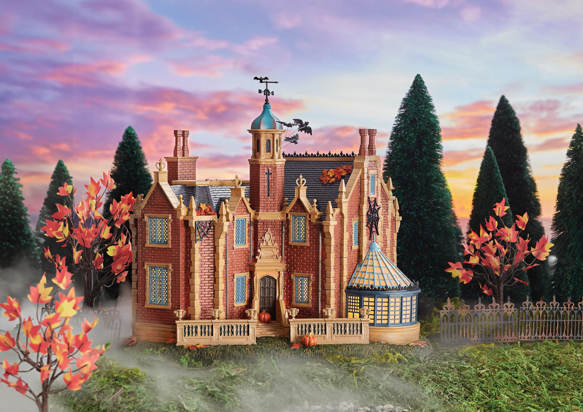 Department 56 Snow Village Halloween Disney World the Haunted Mansion Light Up Building, 10.51 Inch, Multicolor