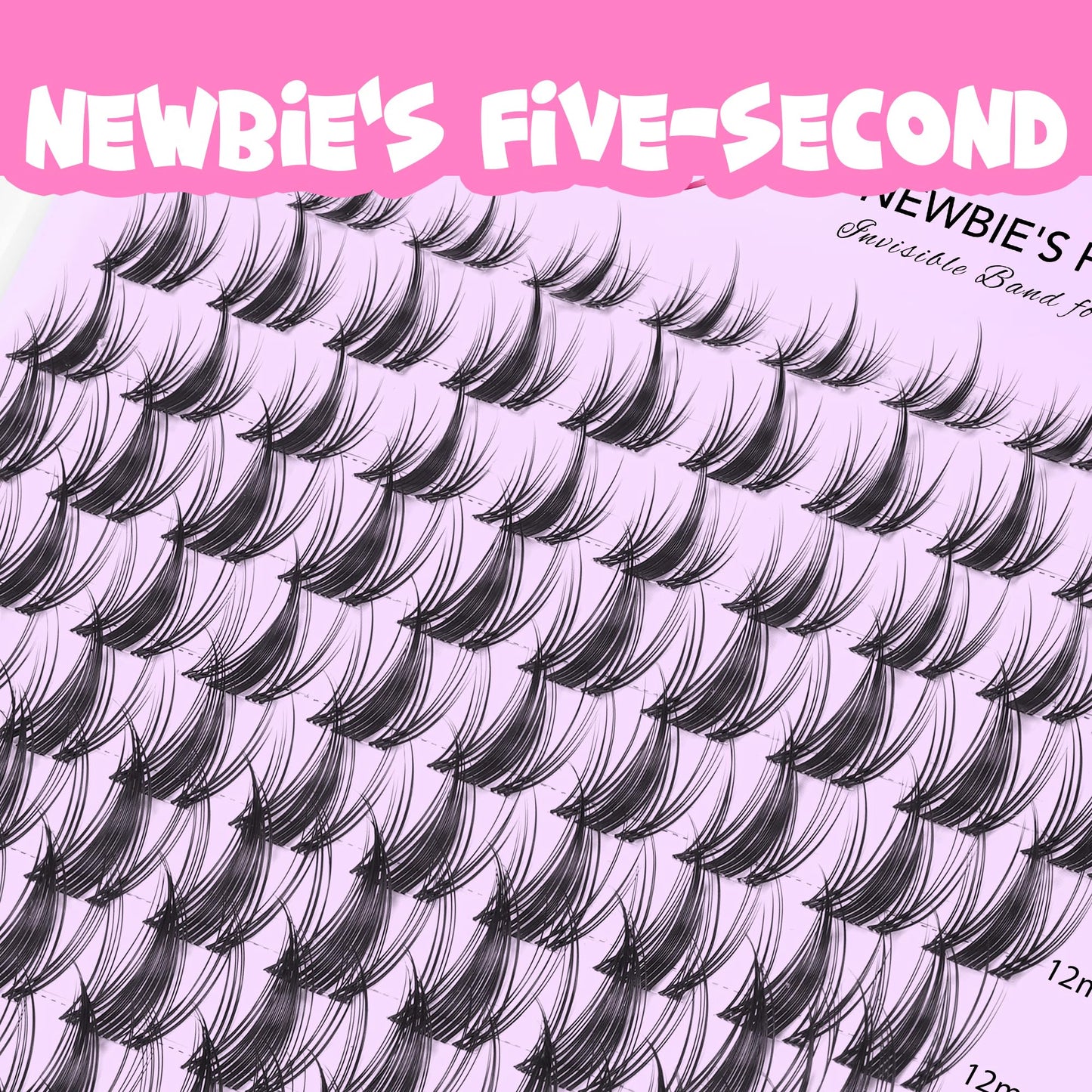 VEYESBEAUTY Lash Clusters Eyelashes Cluster Lashes Extensions Newbie's Five-Second Layered Eyelash Clusters False Eyelashes Wispy Mixed Length Fluffy(Manga, 8-16mm)