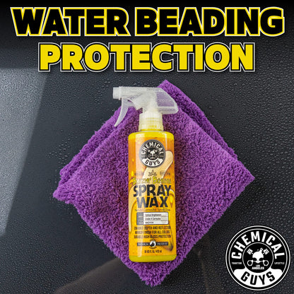 Chemical Guys Blazin' Banana Spray Wax for Car Shine & Protection - Natural Carnauba Formula for Glossy Finish on Paint, Chrome, Metal & Glass - Easy Spray-On, Wipe-Off Application, 473 ml Chemical Guys