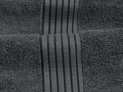 Utopia Towels 8 Piece Premium Towel Set, 2 Bath, 2 Hand, and 4 Washcloths,100% Ring Spun Cotton, Super Soft and Highly Absorbent, Grey