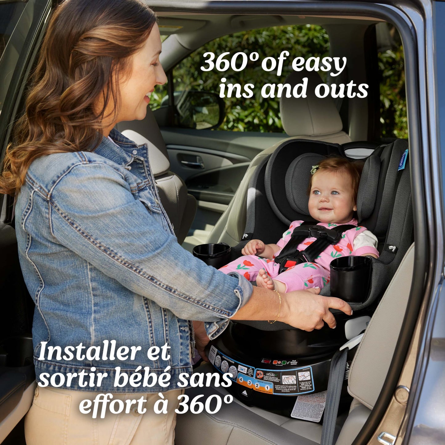 Graco EasyTurn 360 2-in-1 Convertible Car Seat - Available at All In One Marketplace Canada
