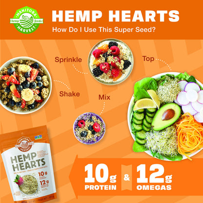 Manitoba Harvest Hemp Hearts Shelled Seeds, 2.27kg – 10g Plant-Based Protein & 12g Omegas per Serving, Organic, Keto, Paleo & Vegan Certified