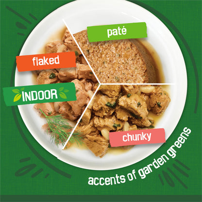 Friskies Indoor Wet Cat Food, Variety Pack 3 Flavours - 156 g Can (24 Pack) - Available at All In One Marketplace Canada