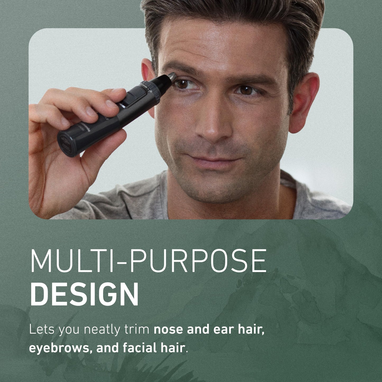 Panasonic ERGN30H nose & ear Hair Trimmer, Black Compact, 0.14 kilogram - Available at All In One Marketplace Canada