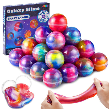 JOYIN Slime Ball Party Favors - 24 Pack Stretchy, Non-Sticky, Mess-Free Slime for Stress Relief - Safe for Girls and Boys - Classroom Rewards and Christmas Party Supplies 🍁 All In One Marketplace Canada