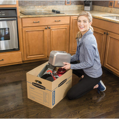 Bankers Box SmoothMove Classic Moving Boxes, No Tape Required, Medium, 20 Pack (8817202) 🍁 All In One Marketplace Canada