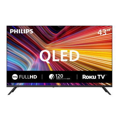 Philips 43PQF7676/F6 7600 Series 43-Inch Full HD QLED Roku TV