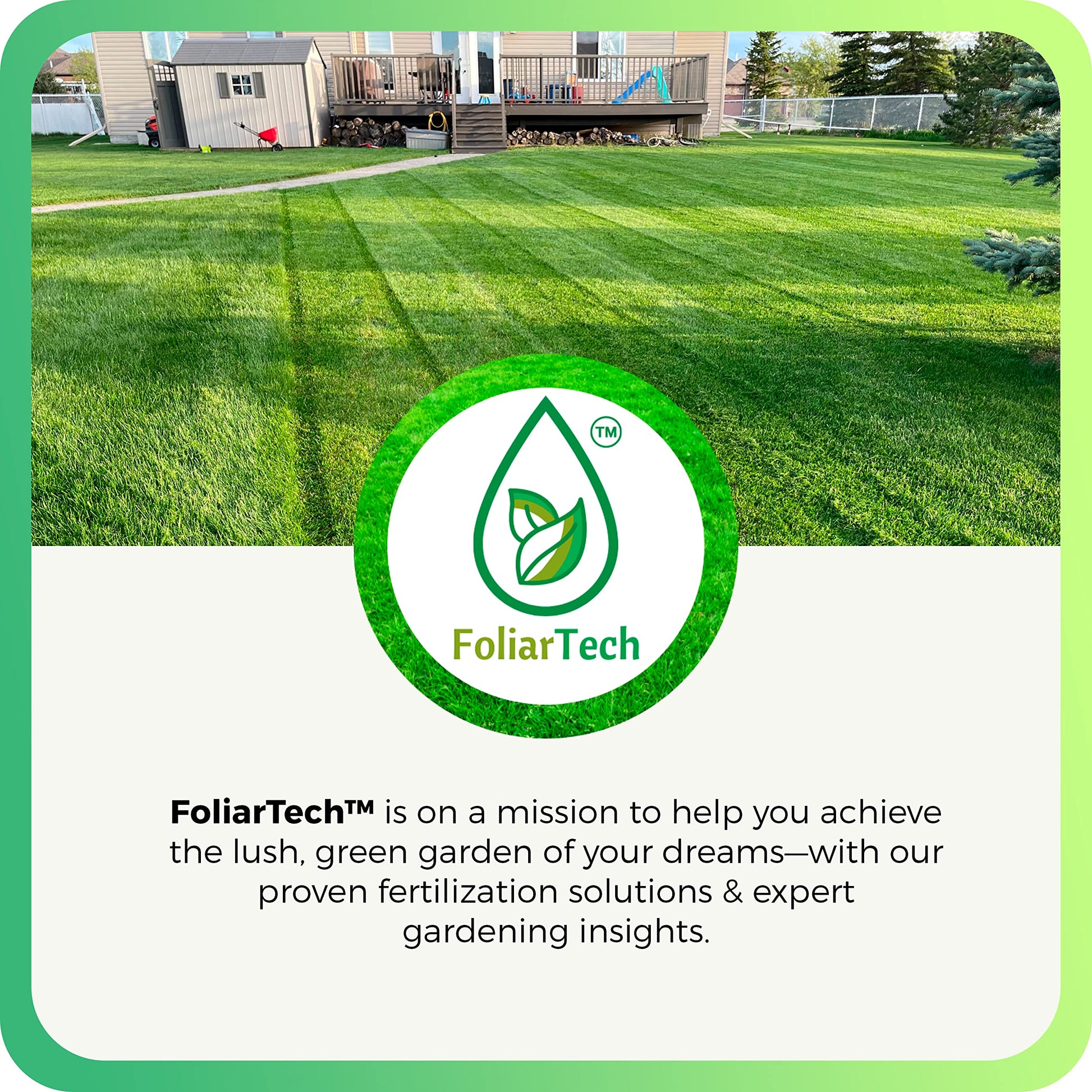Humic Acid Organic Lawn Fertlizer - Fulvic Humic Mineral Blend for Trees, Shrubs, Ornamentals, Vegetables & Crops - Enhancer & Garden Soil Conditioner by FoliarTech, 4L - Available at All In One Marketplace Canada