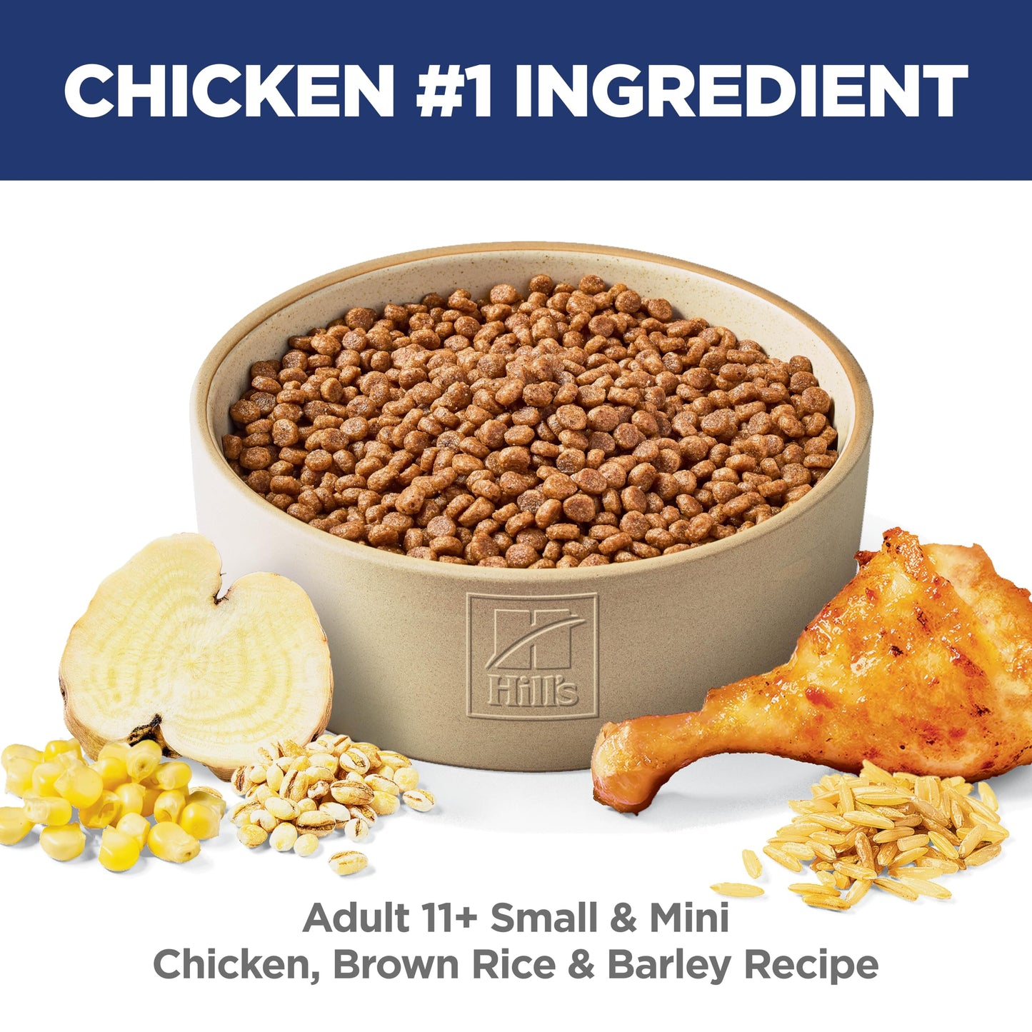 Hill's Science Diet Senior 11+ Small & Mini Chicken Meal, Barley & Brown Rice Recipe Dry Dog Food 7.03 kg Bag Hill's Science Diet