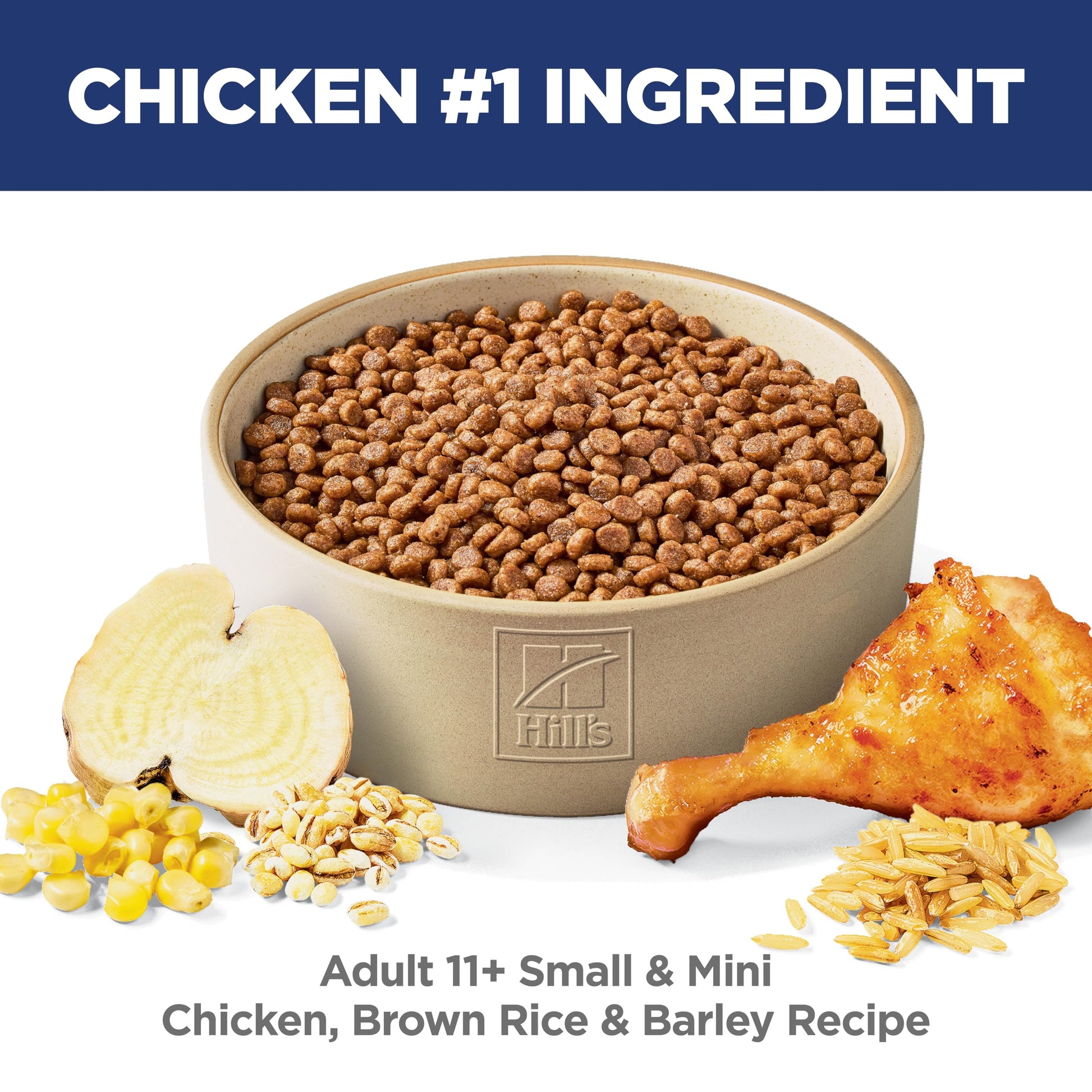 Hill's Science Diet Senior 11+ Small & Mini Chicken Meal, Barley & Brown Rice Recipe Dry Dog Food 2.04 kg Bag Hill's Science Diet
