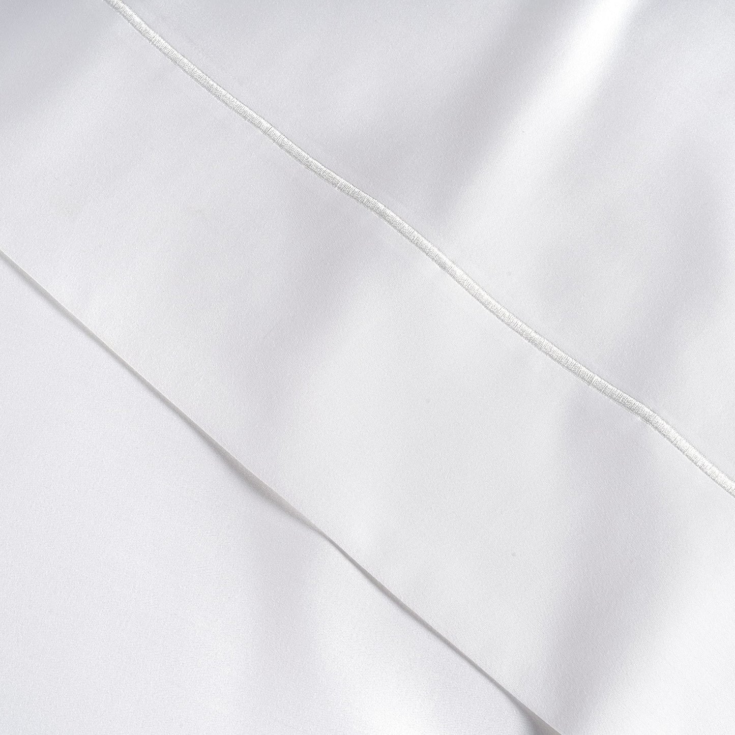 100% Egyptian Cotton Queen Sheets - 1000 Thread Count White Bed Sheets for Queen Size Bed, Long Staple Cotton Bedding Sheets, Sateen Weave, Luxury Hotel Sheets, Fits 17" Mattress