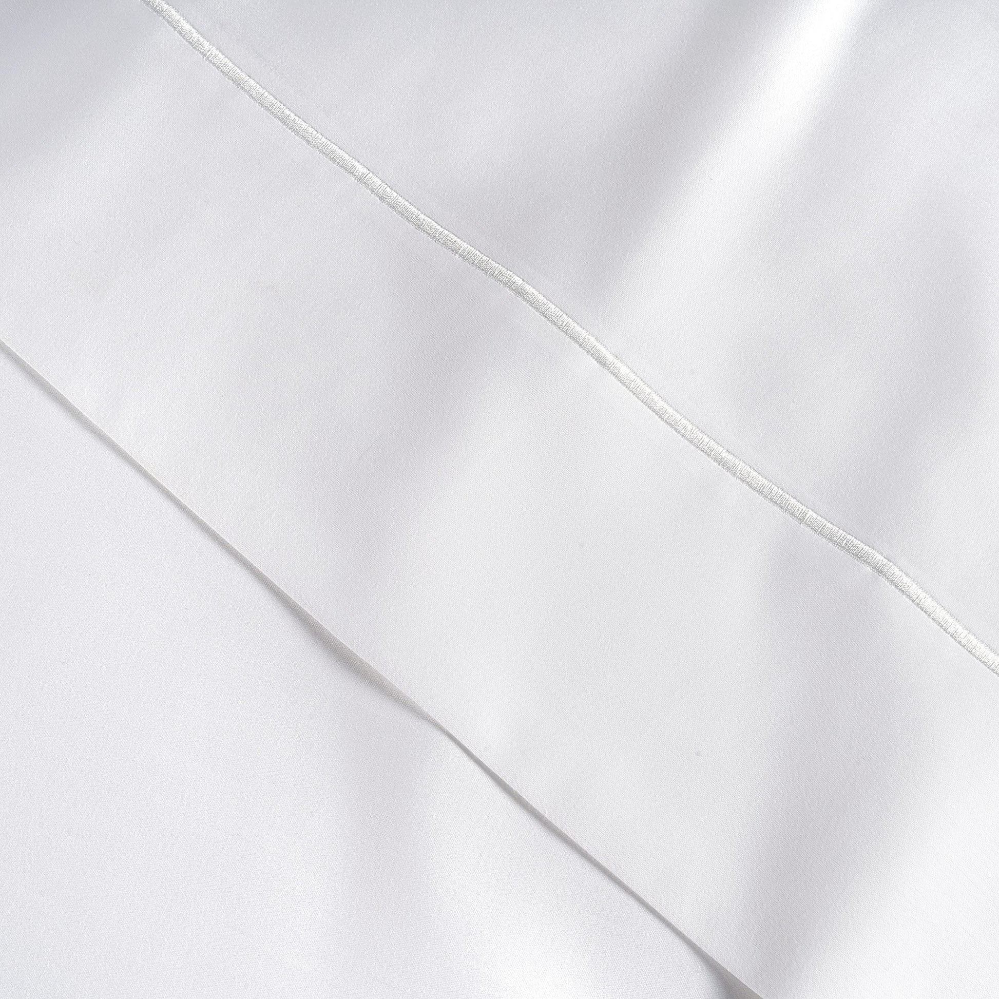 100% Egyptian Cotton Queen Sheets - 1000 Thread Count White Bed Sheets for Queen Size Bed, Long Staple Cotton Bedding Sheets, Sateen Weave, Luxury Hotel Sheets, Fits 17" Mattress