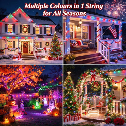 Joomer Halloween String Lights - 66FT 200LED Plug-in RGB String Lights 🍁 All In One Marketplace Canada