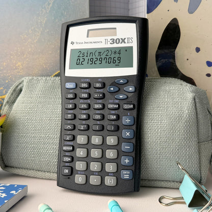 Texas Instruments TI-30X IIS 2-Line Scientific Calculator, Black with Blue Accents 🍁 All In One Marketplace Canada