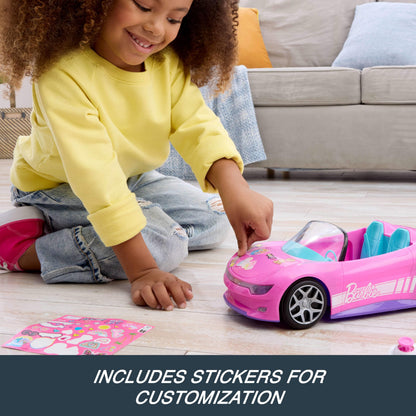 Hot Wheels Barbie RC Toy Car, Remote-Control Pink Convertible, Can Hold 2 Barbie Fashion Dolls & Trunk Opens for Storage, Sticker Sheet for Customizing 🍁 All In One Marketplace Canada